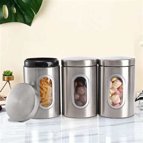 stainless steel storage box with lid|steel storage container with lid.